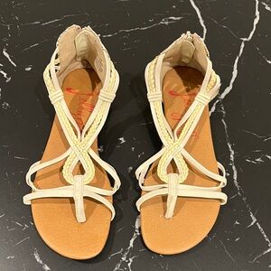 Women's Cream Sandals